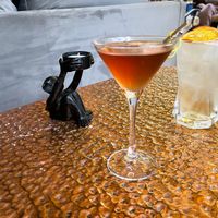 Beginning of the End + Highland Tears cocktails at Saorsa 1875 in Pitlochry