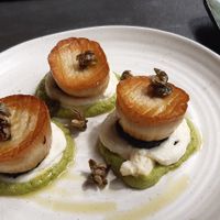 Mushroom 'scallops' at Saorsa 1875 in Pitlochry