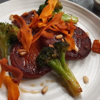 Sweet potato cakes at Saorsa 1875 in Pitlochry