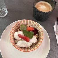 Granola for breakfast   at Saorsa 1875 in Pitlochry