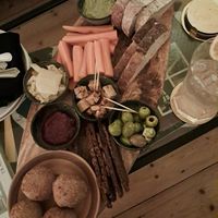 Meze board at Saorsa 1875 in Pitlochry