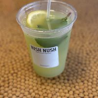 Fresh mint lemonade  at Nish Nush - John St in New York City