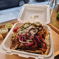 Vegan Shawarma at Nish Nush - John St in New York City