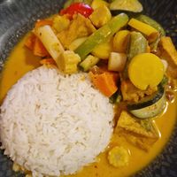 Massaman Curry mit Tofu at Pink Elefant in Karlsruhe
