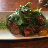 Tomato and basil crostini  at The Chester Fields in Chester