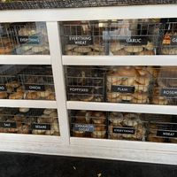 All options are vegan. Except the ones with cheese.  at Leroy's Bagels in Denver