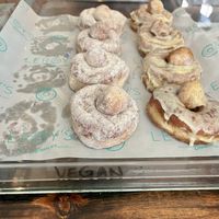 Vegan pastries   at Leroy's Bagels in Denver
