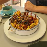 Texas loaded fries at Little Devil's Cafe in Aberystwyth