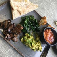 Create your own breakfast option. Food was delicious 😋  at Little Devil's Cafe in Aberystwyth