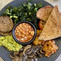 Angelic breakfast   at Little Devil's Cafe in Aberystwyth