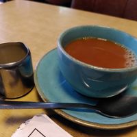 Cup of tea (August 2025) at Little Devil's Cafe in Aberystwyth