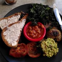 Angelic breakfast (November 2025) at Little Devil's Cafe in Aberystwyth