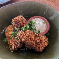 knolselderij oesterzwam kroketjes  at VanPlanten in Utrecht