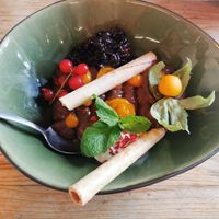 Chocolate mousse at VanPlanten in Utrecht