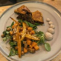 Behind: tofu  at VanPlanten in Utrecht