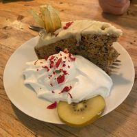The carrot cake  at VanPlanten in Utrecht