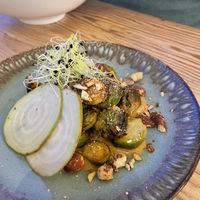 Roasted sprouts  at VanPlanten in Utrecht