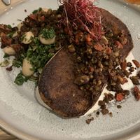 Pompoen met boerenkool en Limabonen   at VanPlanten in Utrecht