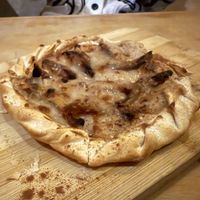 Baked Brie and date tart  at Etcetera Wine Bar in San Francisco