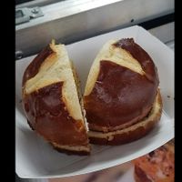 see how yummy the burger even looks like at Vegan Brüder in Fort Lauderdale