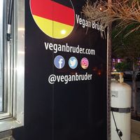 Look for sign at Vegan Brüder in Fort Lauderdale