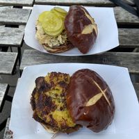 Burgers at Vegan Brüder in Fort Lauderdale