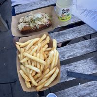 Super delicious vegan sausage 💗  at Vegan Brüder in Fort Lauderdale