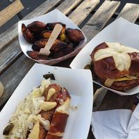 Our meal at Vegan Brüder in Fort Lauderdale