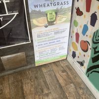 They have a huge wheatgrass shot menu  at Good Stuff Juice Company in New York City