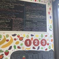 Juice, shot, tea menu  at Good Stuff Juice Company in New York City