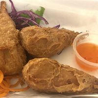 Vegan drumsticks  at Wheel of Life in Irvine