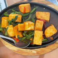 sizzling bean curd   at Wheel of Life in Irvine