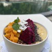 Mango smoothie bowl  at Cendana in Seminyak