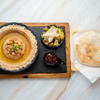 Hummus Msabbaha - Vegan at J Cafe in Bangkok