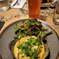 Vegan ravioli at The Crown Inn in Broughton