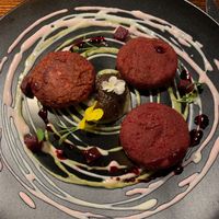 Beetroot kebabs (starter) at Swadish in Glasgow
