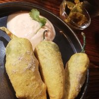 Stuffed shishito peppers at Swadish in Glasgow