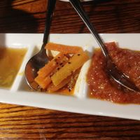 Chutney selection at Swadish in Glasgow