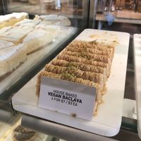 Vegan baklava  at Oasis Bakery in Fairfield