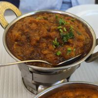 roasted eggplant at Bengal Tandoori in Lisbon