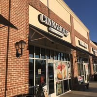 Entrance at Cinnaholic in Belmont