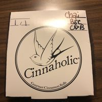 Oh, the anticipation at Cinnaholic in Belmont