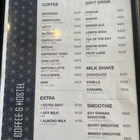 Menu 25.03.23 4/6  at Aien Coffee & Hostel in Chatan