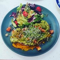 Avocado toast at Aien Coffee & Hostel in Chatan