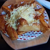 Manioc chili cheese fries at Trash Chic in Cologne