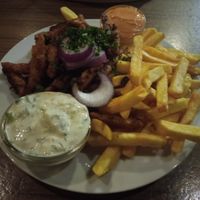 Gyrosteller mit Tzatziki at Trash Chic in Cologne