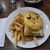 Hawai Schnitzel with pineapple at Trash Chic in Cologne