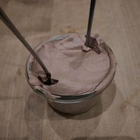 Chocolate mousse at Trash Chic in Cologne