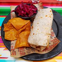 Planted pastor burrito at La Taqueria - Kreis 4 in Zurich