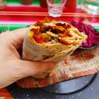 Planted pastor burrito at La Taqueria - Kreis 4 in Zurich